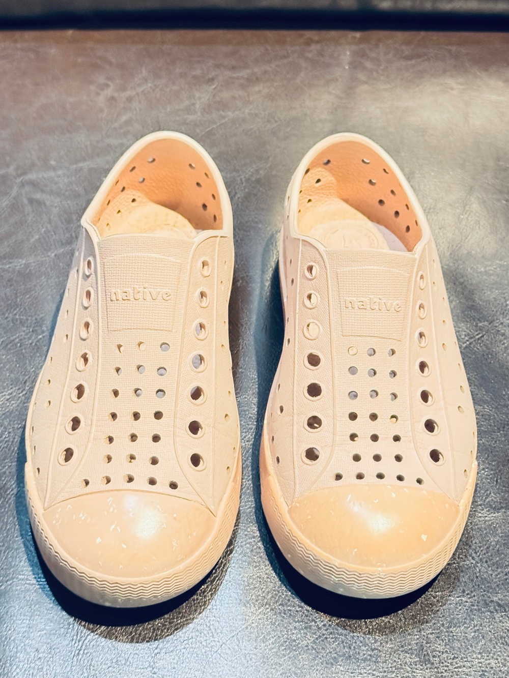 Native Slip-On Sneakers in Pale Pink